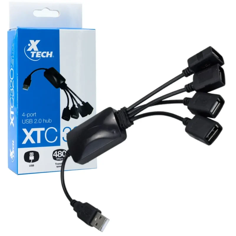 XTech XTC-320 4-port USB 2.0 Hub