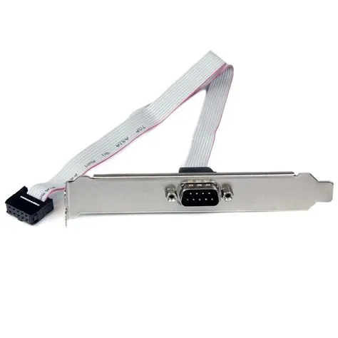 9 Pin Serial Male to 10 Pin Motherboard Header Slot Plate StarTech.com PLATE9M16 16in (40cm)