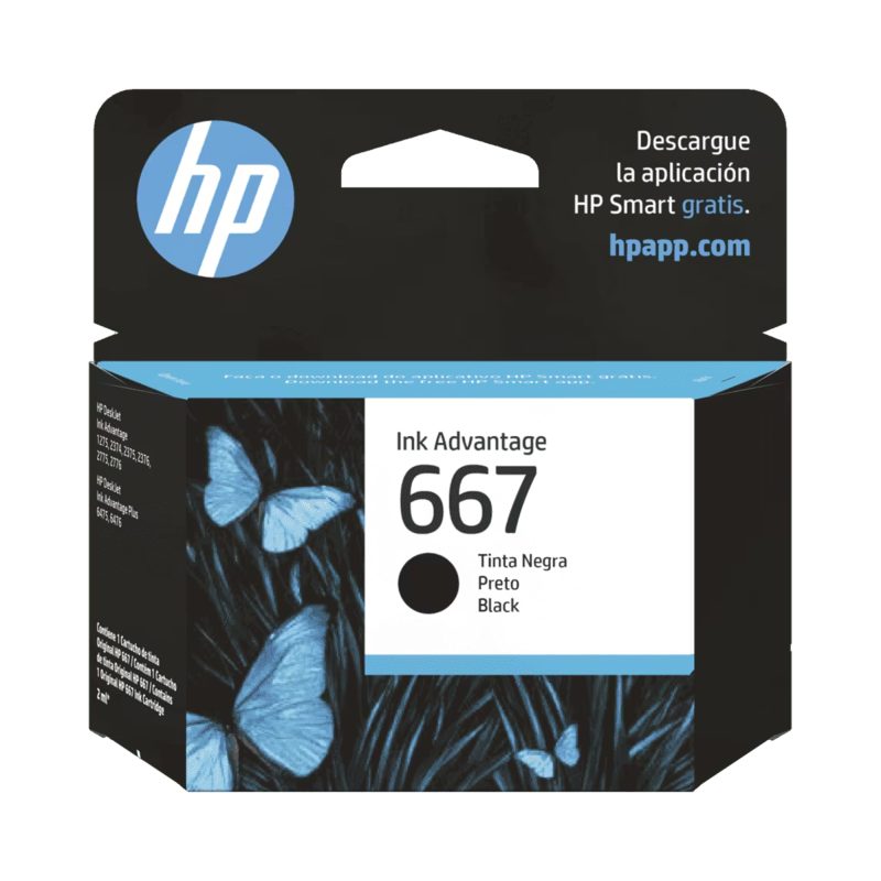 HP 667 Ink Cartridge Black