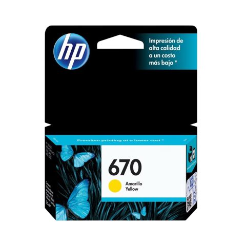 HP 670 Ink Cartridge Yellow
