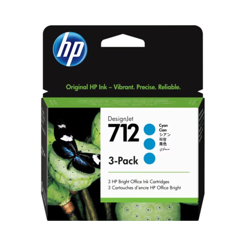 HP 712 Cyan - 3 Pack