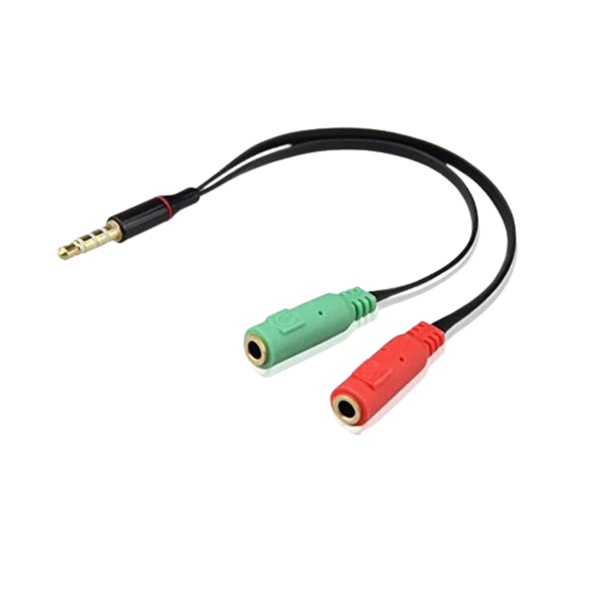 IMexx IME-14845 3.5mm (M) to 3.5mm (F), Dual Mic/Audio Jack Splitter