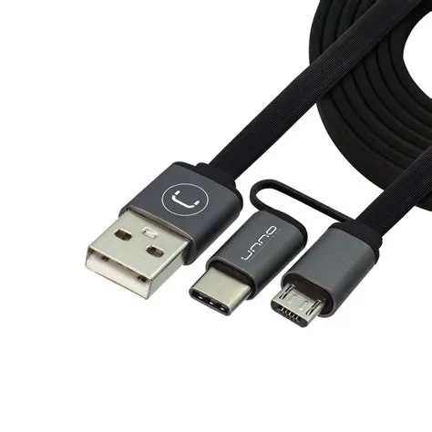 UnnoTekno CB4056GY Type C & Micro USB Cable