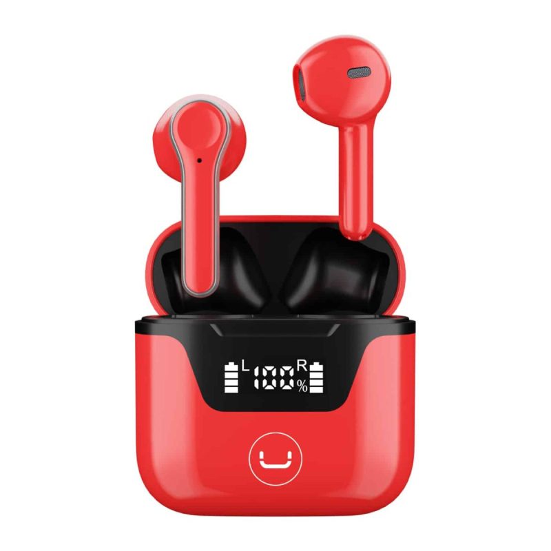UnnoTekno HS7507RD Hyper TWS Earbuds - Red