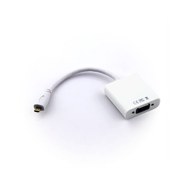 VCom CG594 Micro HDMI M/VGA F white 0.18m