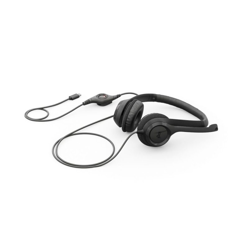 Logitech H390 USB Computer Headset - Black