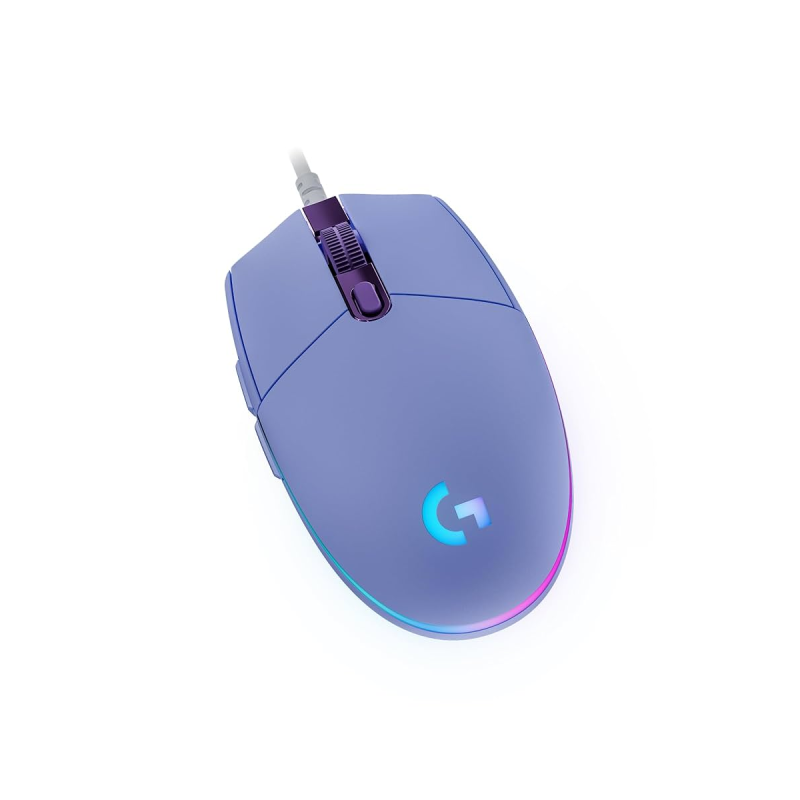 Logitech MU0054 G203 Lightsync Gaming Mouse - Purple