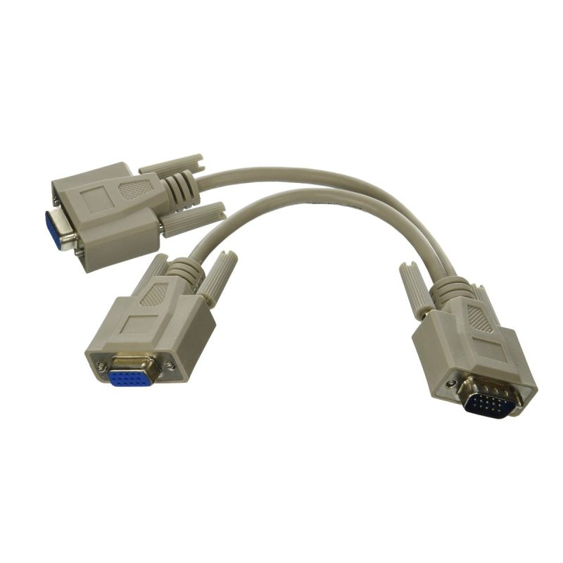 C2G #25246 8in Economy Male to Dual Female SVGA Y-Cable