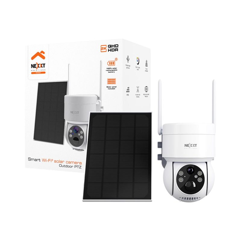 Nexxt Home NHC-OP20S Smart Wi-Fi® Solar Camera - Outdoor PTZ