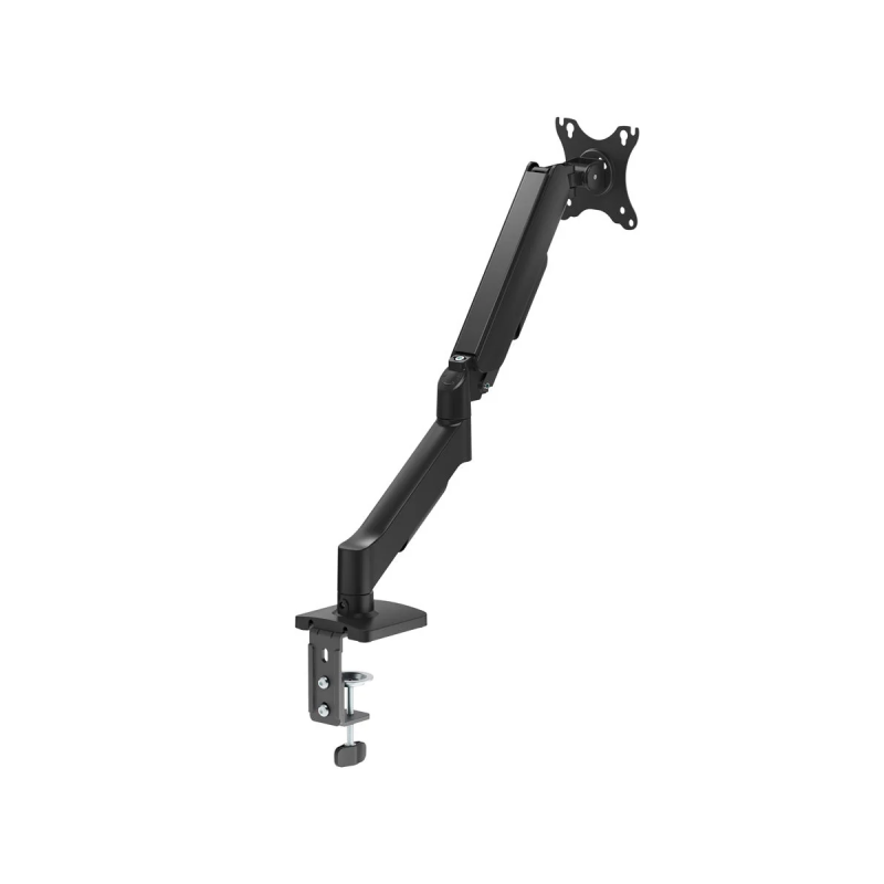 Argom - BR1613 Gas Spring Single Monitor Desk Mount + Clamp