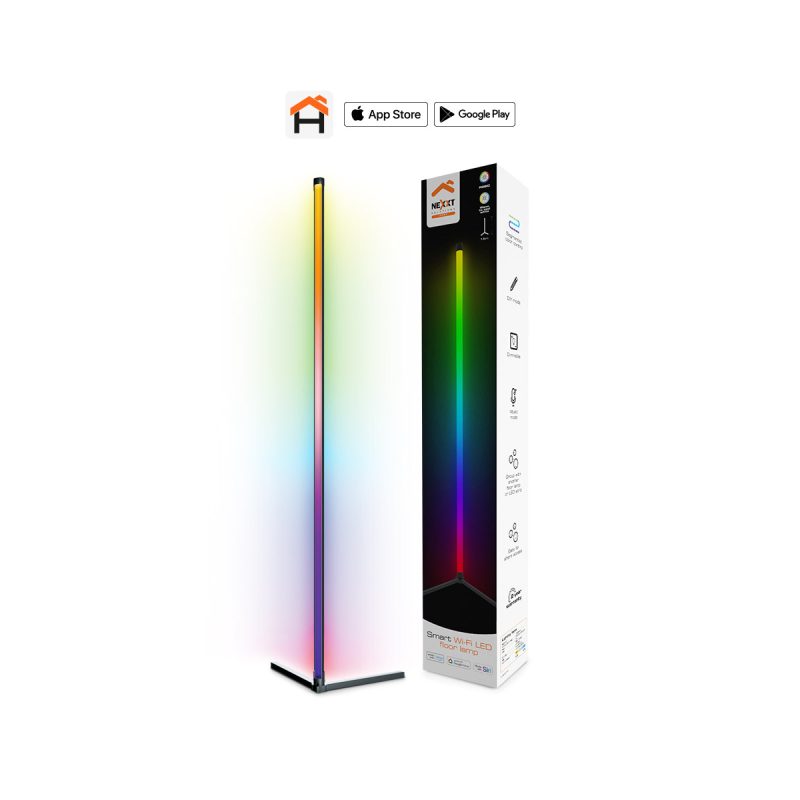 Nexxt Smart Wi-Fi LED Floor Lamp