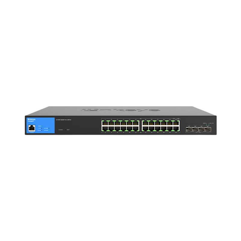 Linksys LGS328MPC 24 Port POE Managed + 4SFP + 410Watt