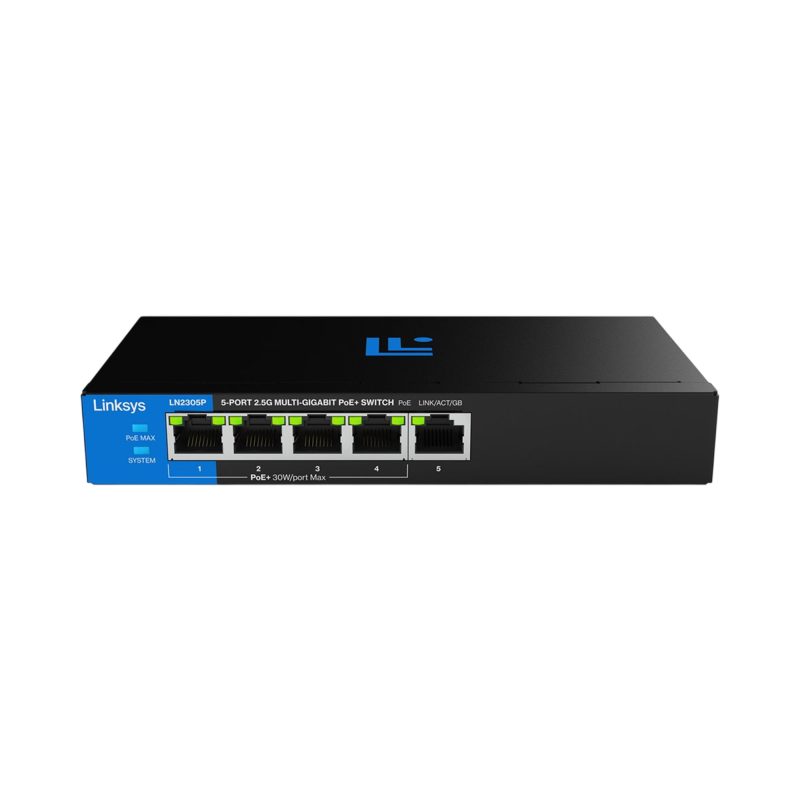 Linksys LN2305P-NA 5 Port PoE Multi Gigabit