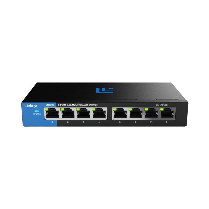 Linksys LN2308P-NA - 8 Multi-Port PoE++ 2.5 Gigabit Switch
