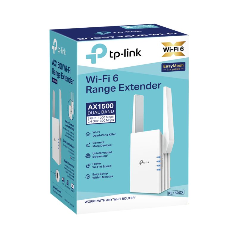 TP Link AX1500 Range Extender Wifi 6