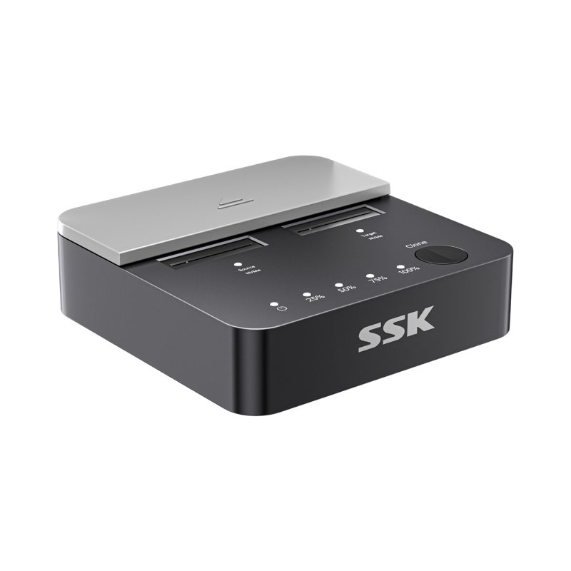SSK Dual Bay M.2 NVMe SSD Dock
