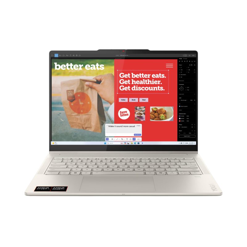Lenovo Yoga 7 2-in-1 / AMD Ryzen AI-5-340 / 16GB DDR5 / 1TB SSD NVMe / Radeon 840M Graphics / 14" FHD Touch Display / Windows 11