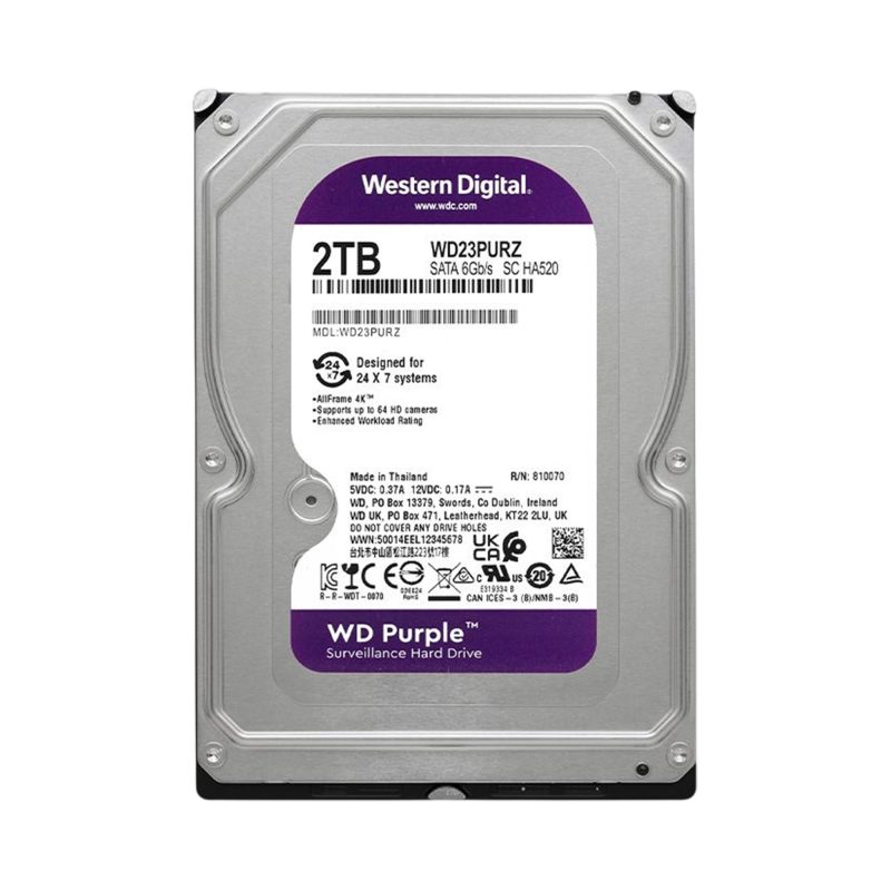 Western Digital 2TB Purple - Surveillance