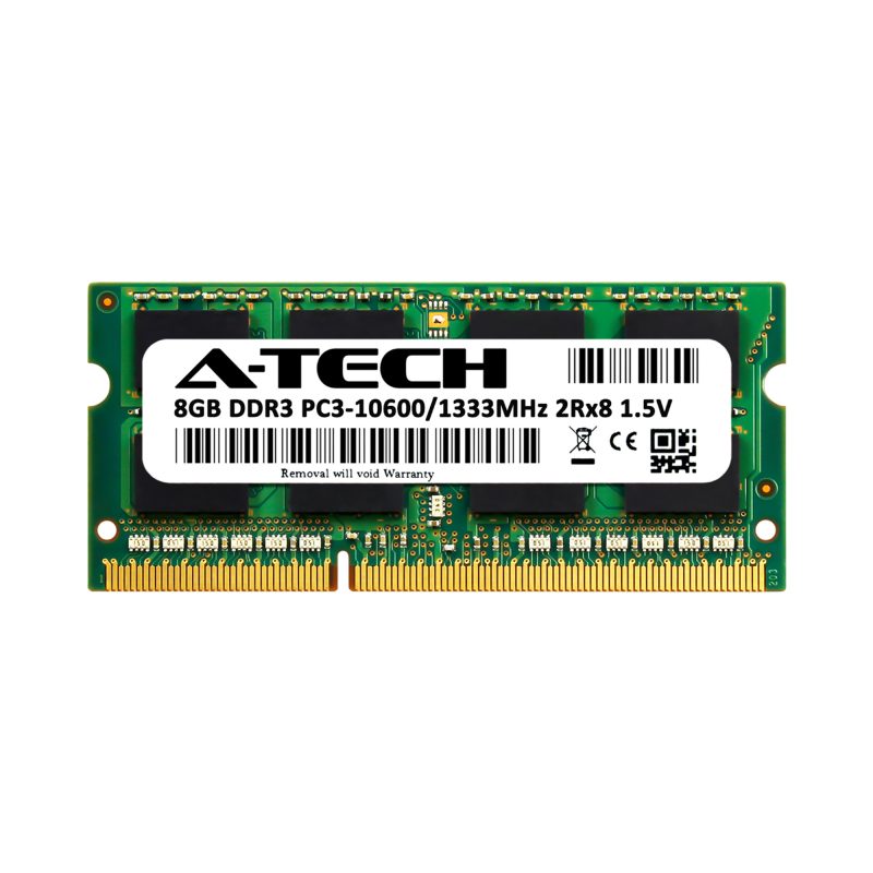 A-Tech 8GB DDR3 - 1333Mhz SODIMM