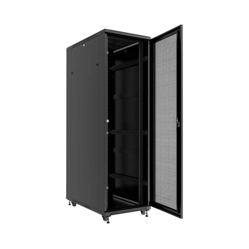 Nexxt 42U Semi-knocked Down Server Rack (PCRSRSKD42U100BK)