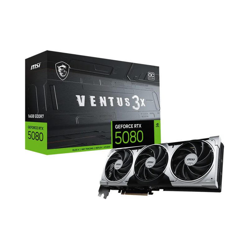 MSI Ventus 3X GeForce RTX 5080 - 16GB