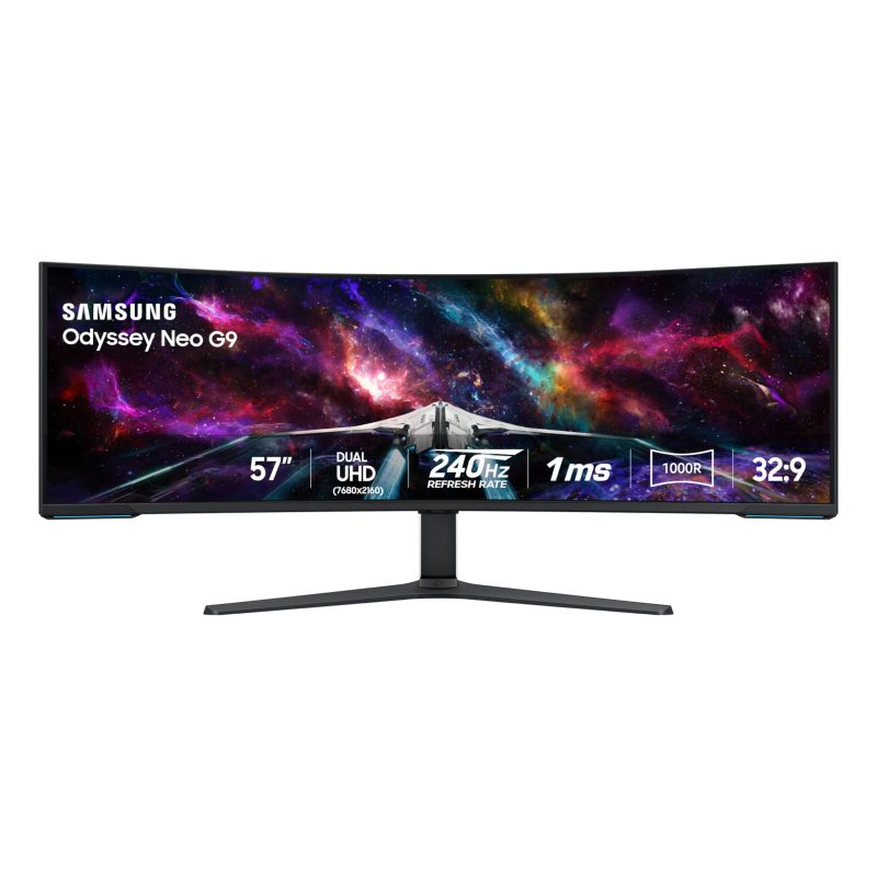 SAMSUNG 57" ODYSSEY NEO G9 G95NC DUAL UHD RESOLUTION 240HZ 1MS - WHITE