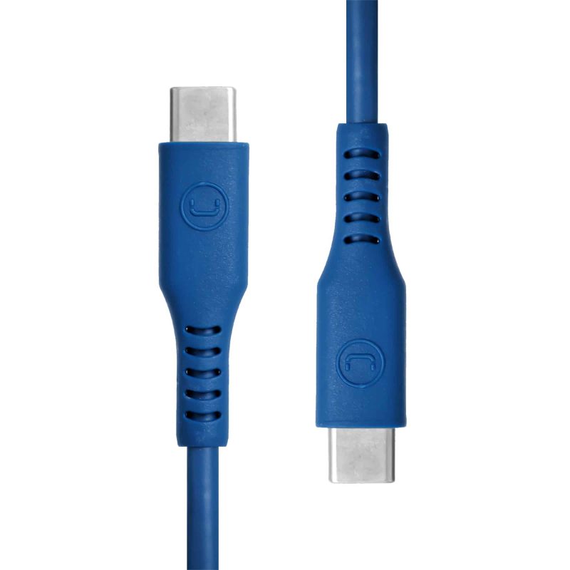 UnnoTekno USB C to USB C 65 W power delivery (blue)