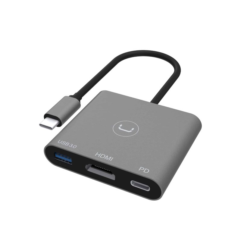 UnnoTekno 3 in 1 USB-C Hub