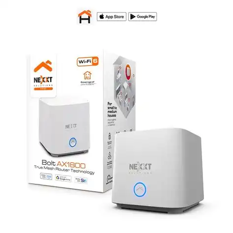 Nexxt Home Bolt AX1800 True Mesh Router Technology