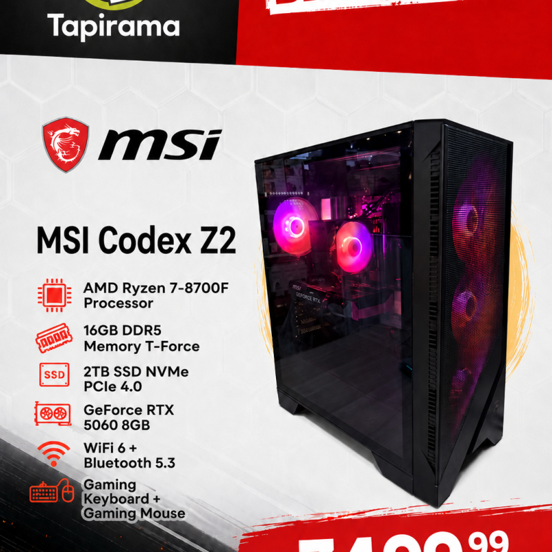 MSI Codex Z2 Gaming PC Ryzen 7