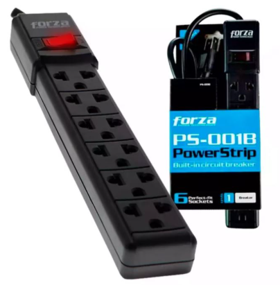Forza  Power Strip PS-001B Built-in Circuit Breaker